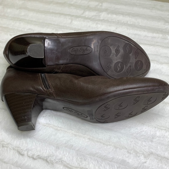 Hush Puppies Soft Style Brown Booties - Picture 7 of 8